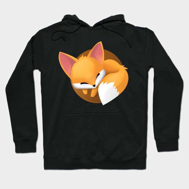 Cute fox Hoodie by peekxel